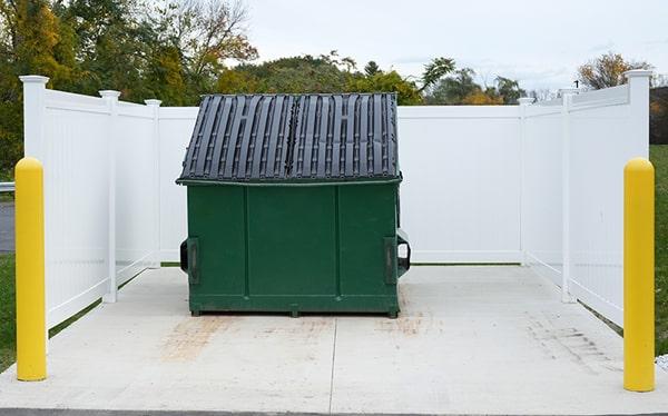 we provide a range of sizes for our commercial dumpsters to accommodate various business needs, from 2-yard to 8-yard